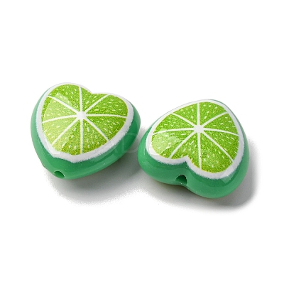 Opaque Acrylic Beads X-MACR-V001-01-1