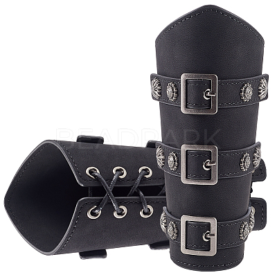 Adjustable Imitation Leather Cord Bracelet AJEW-WH0010-51B-1