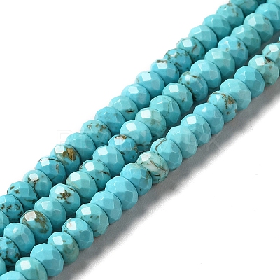 Natural Howlite Beads Strands G-C025-10A-1