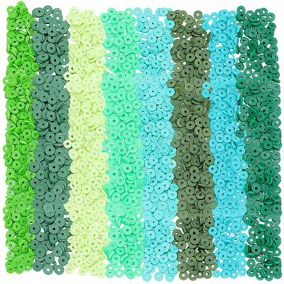 4000Pcs 8 Colors Handmade Polymer Clay Beads CLAY-PA0001-16-1