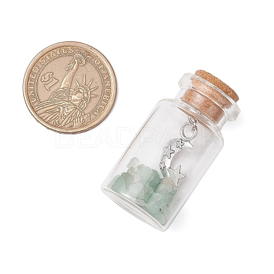 6Pcs Glass Wish Bottle Display Decoration PALLOY-JF03644-1