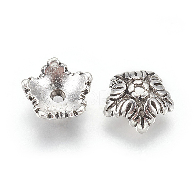 Tibetan Style Bead Caps LS-TIBEB-A24621-AS-FF-1