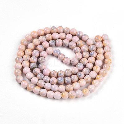 Baking Paint Glass Beads X1-DGLA-N003-8mm-C01-1