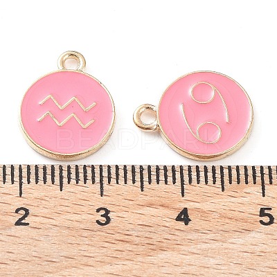 Alloy Enamel Pendants ENAM-S124-01B-03-1