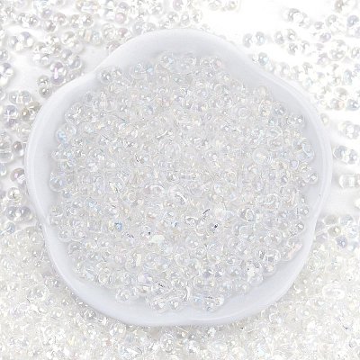 Transparent Colours Rainbow Glass Seed Beads X1-SEED-K010-02-1