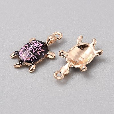 Alloy Enamel Pendants FIND-CJC0027-01G-01-1