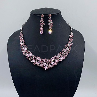 Alloy Rhinestone Jewelry Sets FS-WG8C091-02-1