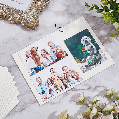 Paper Picture Photo Mat AJEW-WH0329-13A-1