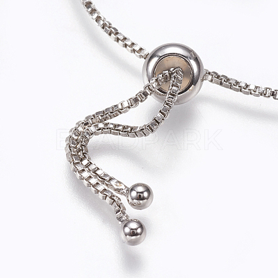 Adjustable Brass Bolo Bracelets BJEW-G593-11P-B-1