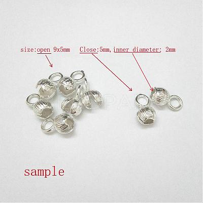 Brass Bead Tips KK-N0070-01S-B-1
