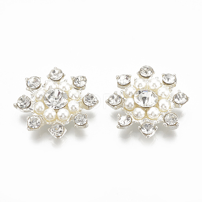 Alloy Flat Back Cabochons RB-S048-28S-1