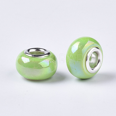 Opaque Resin European Beads RPDL-T038-007D-1