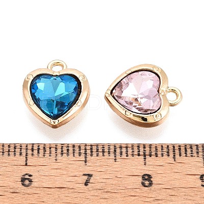 Alloy Rhinestone Charms PALLOY-T092-23G-1