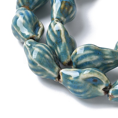 Ocean Series Handmade Porcelain Beads PORC-R002-04I-1