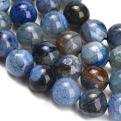 Natural Dragon Veins Agate Beads Strands GG-L001-L01-01D-1