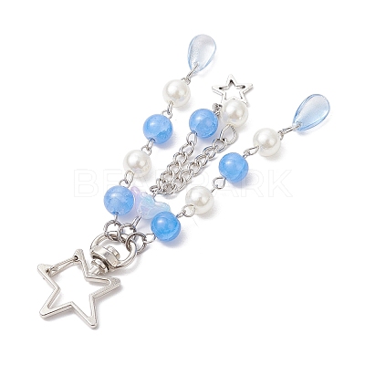 Acrylic & ABS Plastic Pearl Jellyfish Pendant Decorations KEYC-JKC01066-02-1