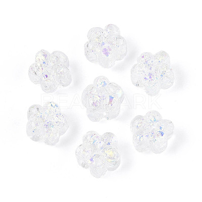 Handmade Foil Lampwork Beads Strands FOIL-T008-06J-1