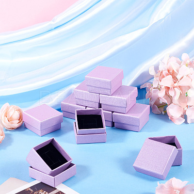 12Pcs Paper Packing Ring Boxes CON-TA0001-42B-1