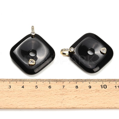 Natural Obsidian Pendants GG-CBA4625-04G-01-1