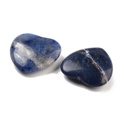 Heart Natural Sodalite Palm Stones G-C134-06A-27-1