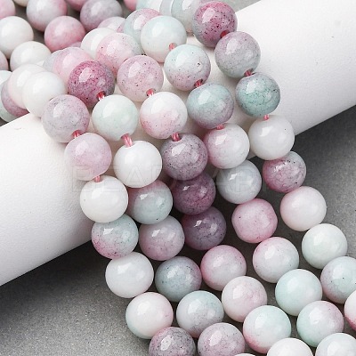Ombre Effect Dyed Glass Beads Strands GLAA-T031-01O-08-1
