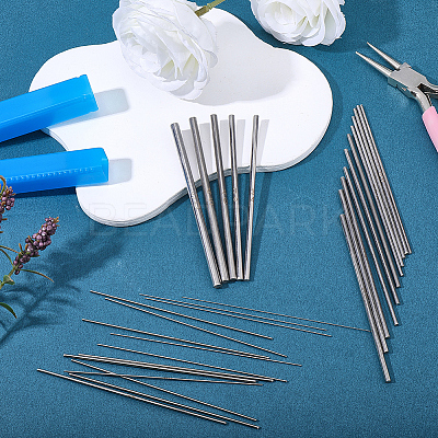 30Pcs 304 Stainless Steel Sticks TOOL-SC0001-88-1