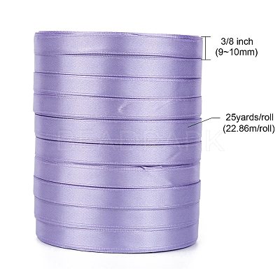 Single Face Solid Color Satin Ribbon SRIB-S051-10mm-021-1