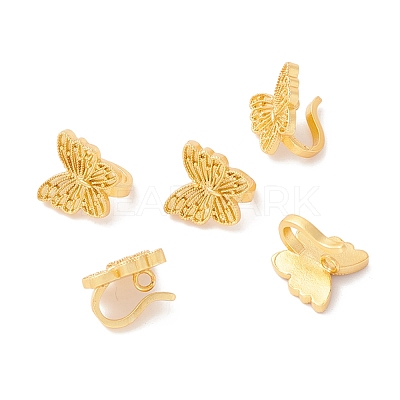 Rack Plating Brass S Hook Clasps KK-M223-03MG-1