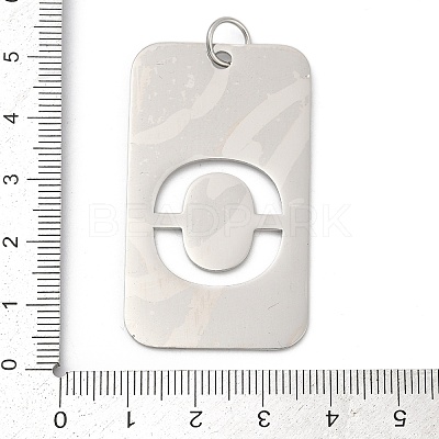 304 Stainless Steel Pendants STAS-M115-01P-O-1