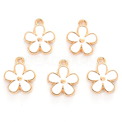 Alloy Enamel Charms X-ENAM-R059-02C-RS-1
