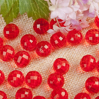 Transparent Acrylic Beads LS-TACR-NH0001-F-10-1