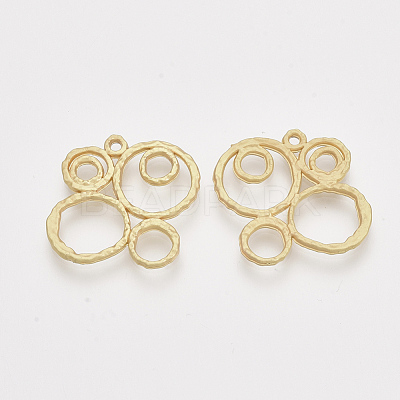 Alloy Open Back Bezel Pendants PALLOY-S121-87-1