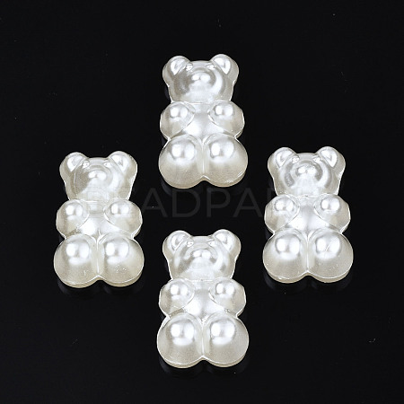ABS Plastic Imitation Pearl Beads OACR-N008-120-1