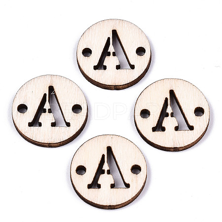 Unfinished Natural Poplar Wood Links Connectors WOOD-S045-140A-01A-1