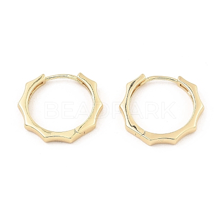 Brass Hoop Earrings EJEW-I289-18A-KCG-1