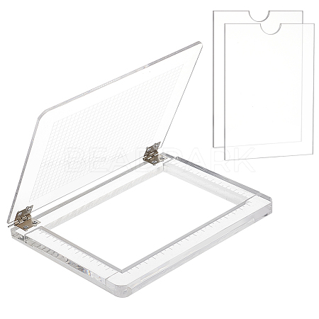 Notebook Type Acrylic Artifact Printing Plate for Engrave DIY-WH0502-42-1