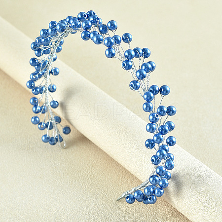 Pearl Crystal Soft Chain Hairband - Bridal Wedding Hair Accessories. ST5395695-1