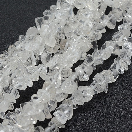 Natural Quartz Crystal Beads Strands X-G-P332-43-1