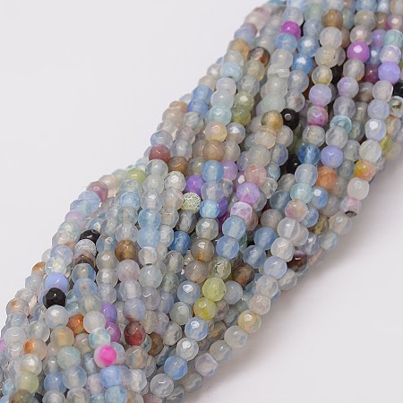 Natural Agate Bead Strands X-G-G882-4mm-C02-1