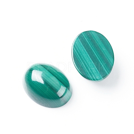 Natural Malachite Cabochons G-E557-03D-1