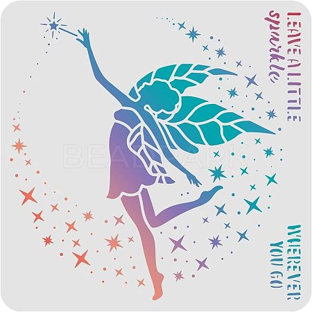 Plastic Reusable Drawing Painting Stencils Templates DIY-WH0172-297-1