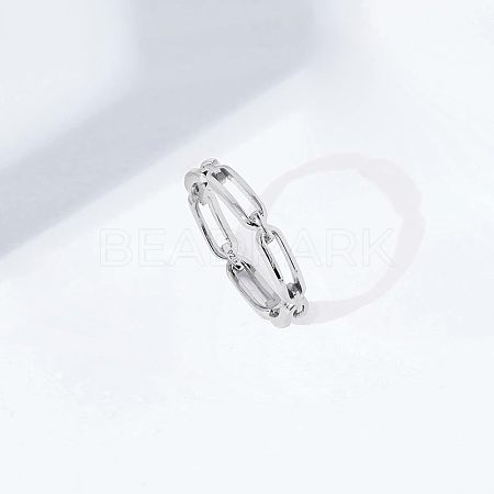 Simple Style 925 Sterling Silver Finger Rings FS-WG80334-04-1