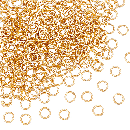 300Pcs 304 Stainless Steel Open Jump Rings STAS-UN0058-56G-01-1