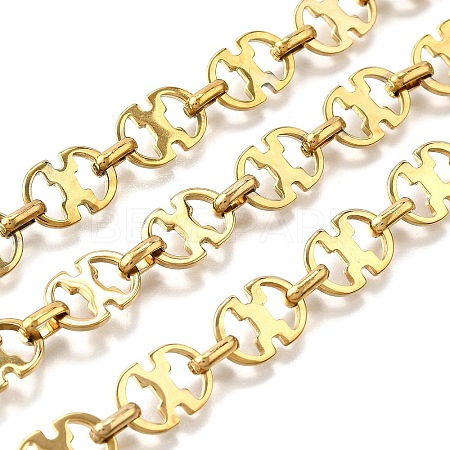 Ion Plating(IP) 304 Stainless Steel Oval Link Chains CHS-S012-24G-1