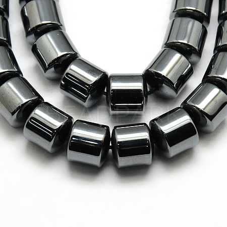 Grade AA Non-magnetic Synthetic Hematite Column Beads Strands X-G-F161-06E-1
