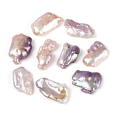 Natural Baroque Keshi Pearl Beads PEAR-S022-04D-1