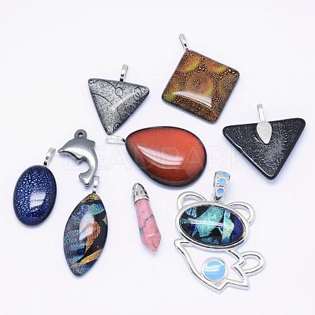 Mixed Material Pendants FIND-H026-01-1