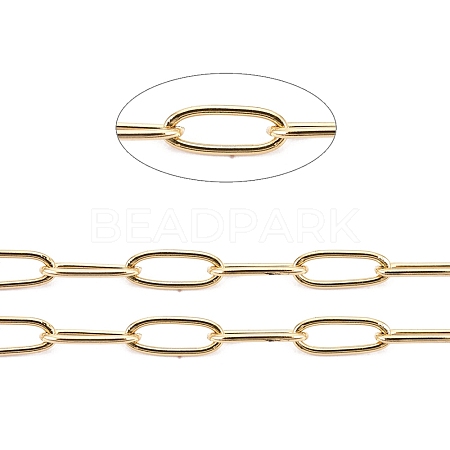 304 Stainless Steel Paperclip Chains CHS-F010-01B-G-02-1