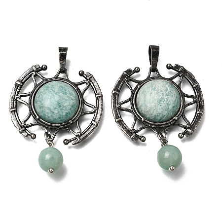Natural Amazonite Pendants GG-CBA7610-03AS-10-1