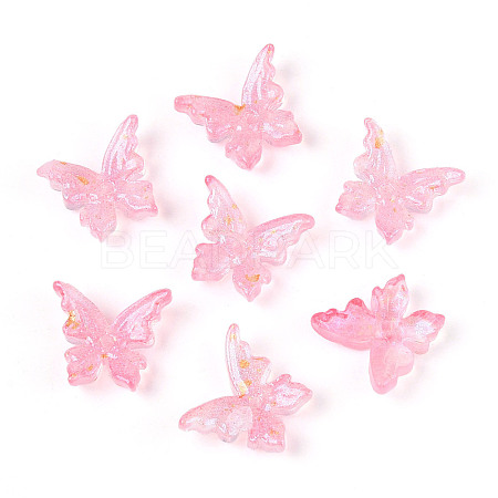 Baking Paint Glass Beads DGLA-T004-04C-1